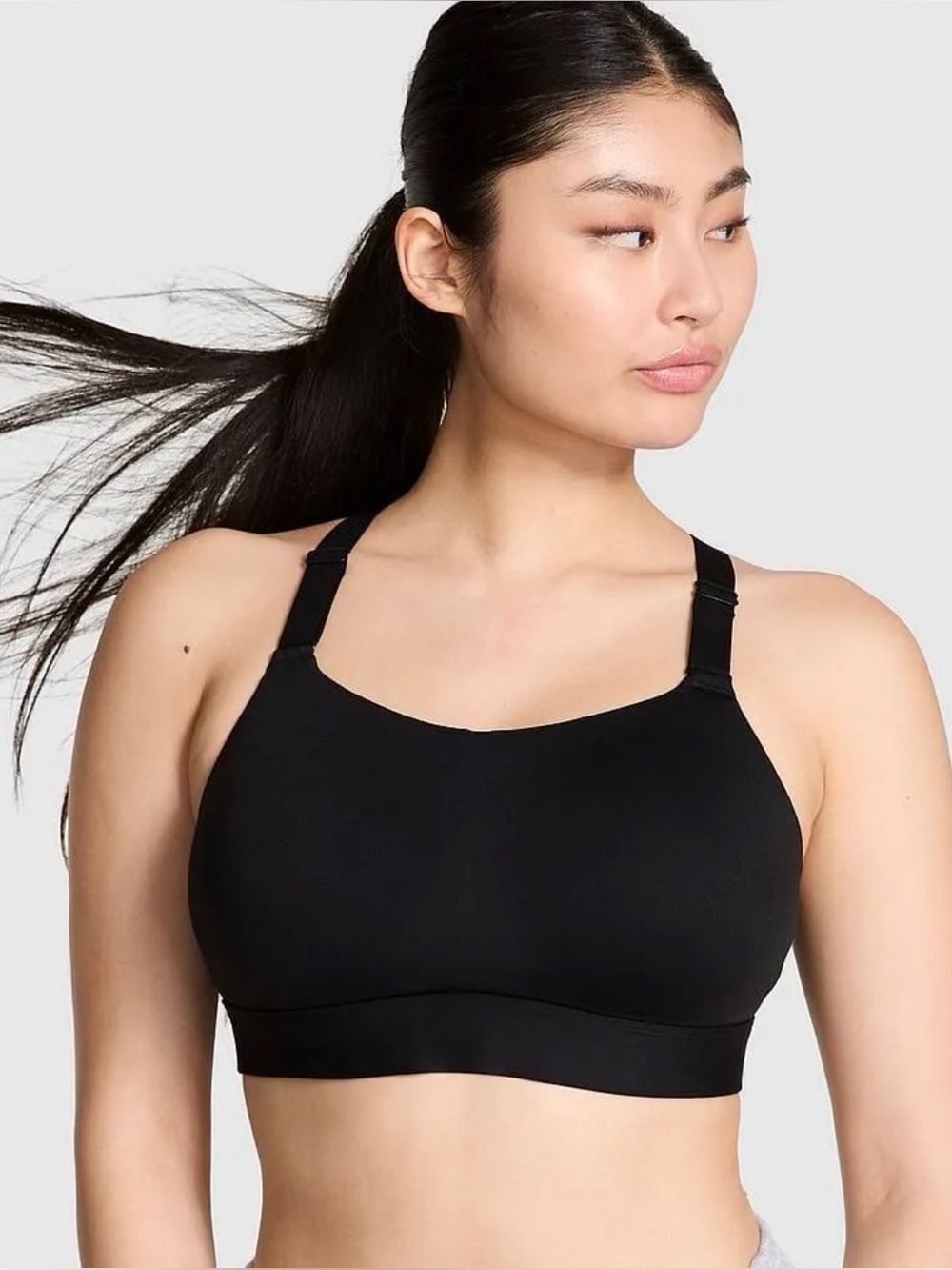 PINK-RELAY CRISS-CROSS HIGH-SUPPORT SPORTS BRA. Size large